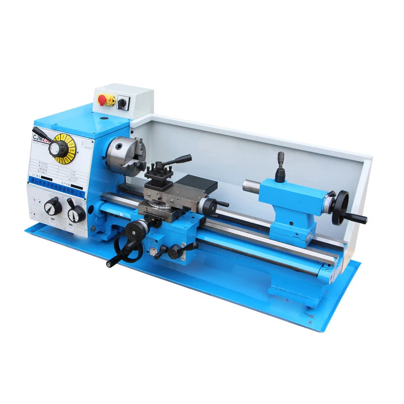 

New Products CJM250 Manual Metal Lathe Micro Bench Top Lathe Machine With Good Safety