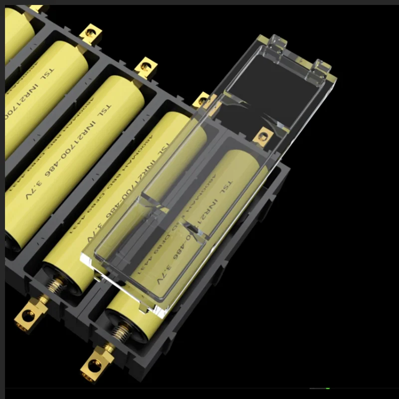 1S 21700/18650 Battery Holder/Battery Case/Solder-Free Splicable Lithium Battery Box electronic high-current copper pillar