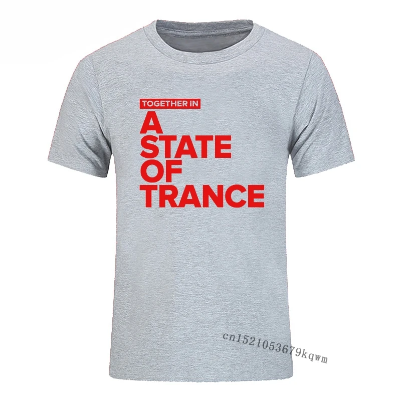 Together In A State of Trance Men T Shirt Round Collar Casual Hip Hop Printed Top Tee Europe Plus Size Sweatshirt