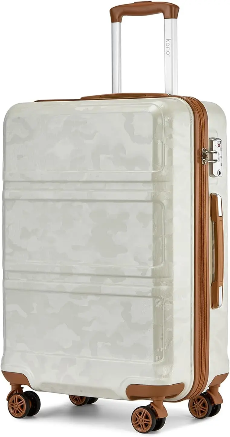 KONO-Serrure TSA, valise (M/L/XL) TONO, étui rigide, chariots ABS légers à roues jumelles 10