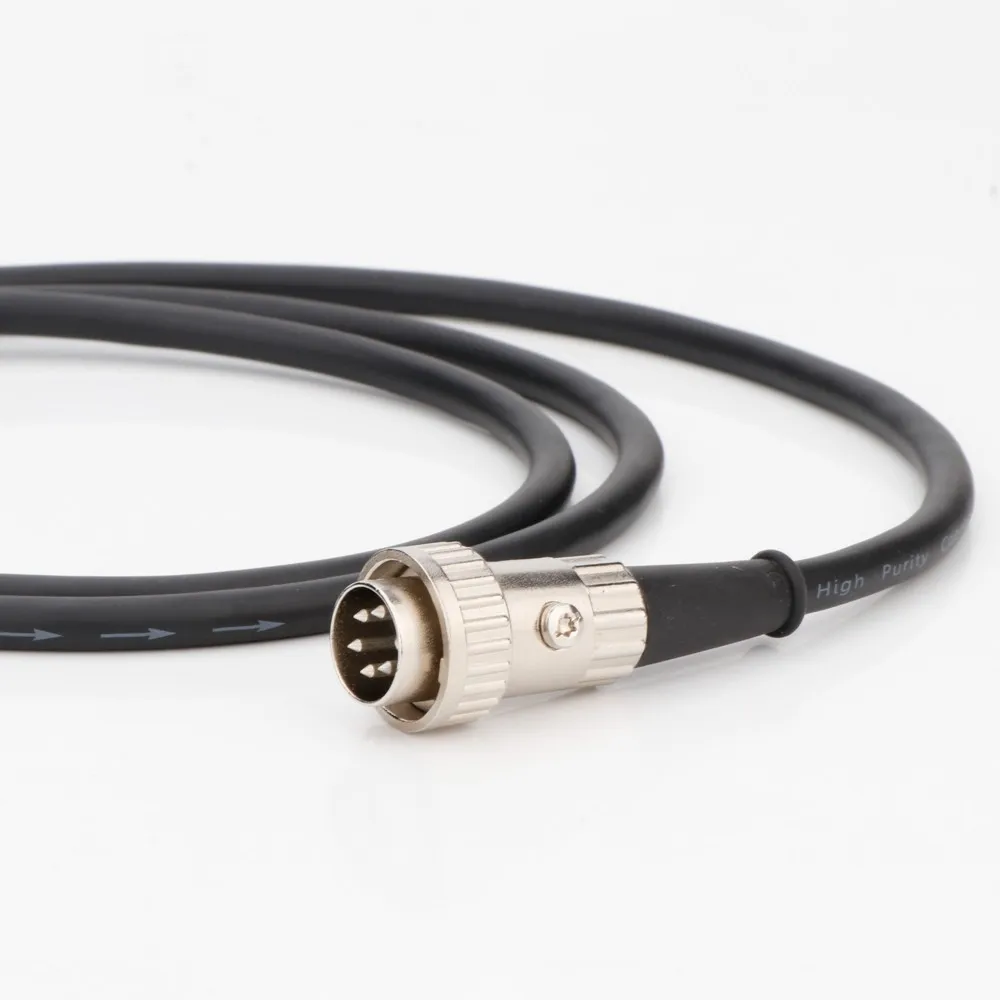 Preffair NAIM 5 핀 Din 트위스트 잠금 커넥터, 스테레오 RCA 포노 케이블, 스테레오 OFC 순수 구리