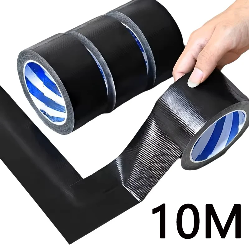 Super Strong Waterproof Tape - 10.0m , Versatile for Use on Carpets, Floors, and Repairs, Leaves No Adhesive Residue, Uv Resistant, Suitable for Both Indoor and Outdoor Use, Long-Lasting Adhesion, Ideal for Home and Commercial Projects, Floor Repair Tape.