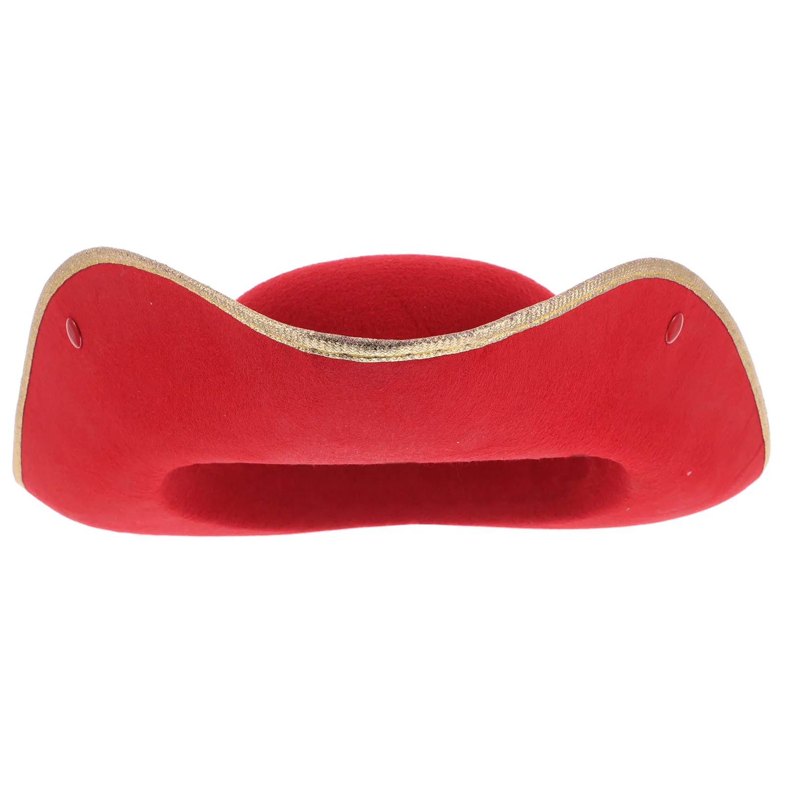 

Top Hats For Men Hat Red Adjustable Tricorn Hat For Halloween Carnival Party Costume Accessories