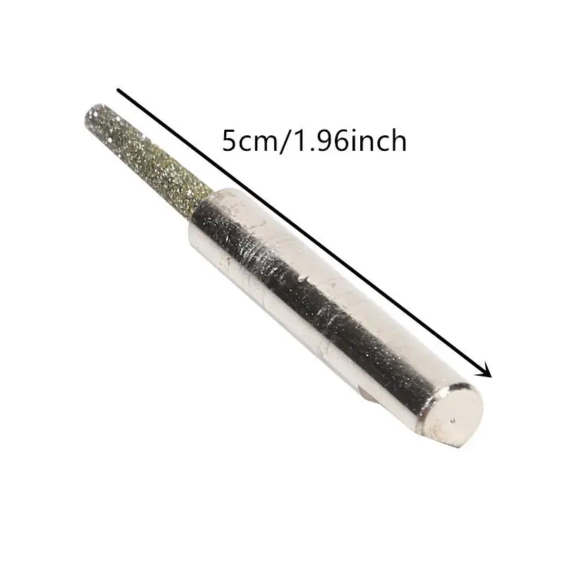 

1Pc Wrench Grinding Head Carving Hand Tools Cylindrical Burr Chainsaws Sharpener Diamond Coated Stone Replacement Accessories