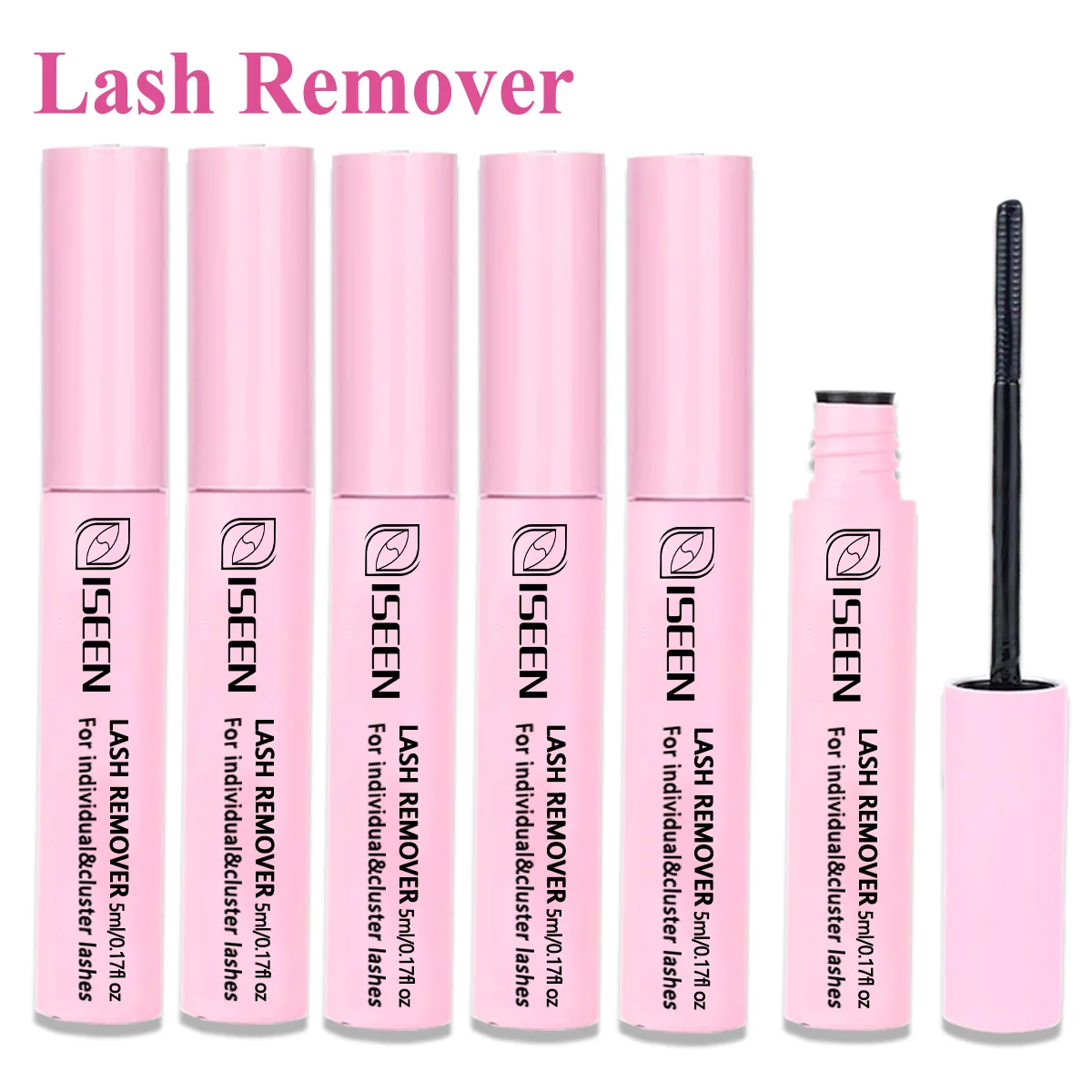 1/3/5 Stück Wimpernkleber-Entferner 5ml für Wimpernbüschel Tiefenreinigung Sanft