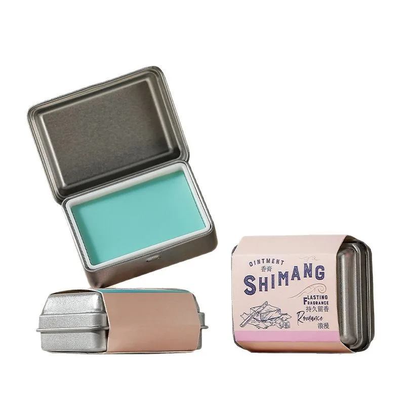 Bastão de perfume sólido com fragrância leve de longa duração, perfume floral portátil para homens e mulheres com madeira de ágar, pêssego