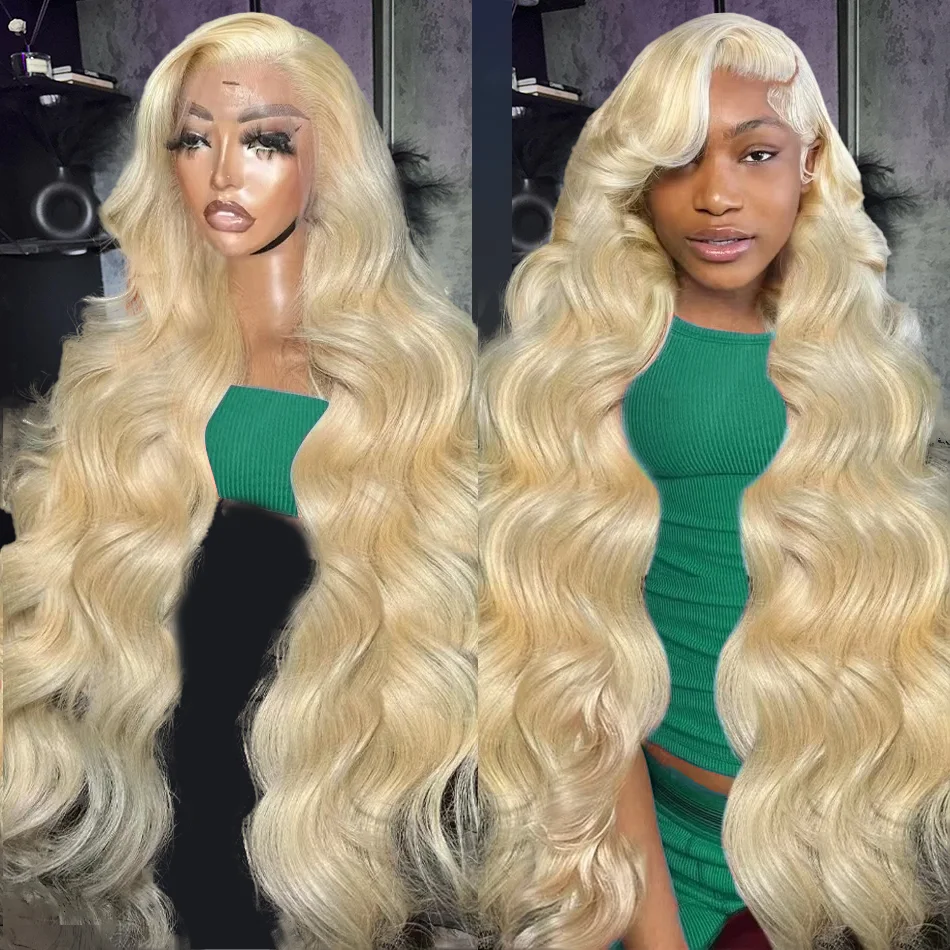 13x6 Hd Transparent 613 Lace Frontal Wig 250% 13x4 Honey Blonde Color Brazilian Body Wave Lace Front Human Hair Wigs