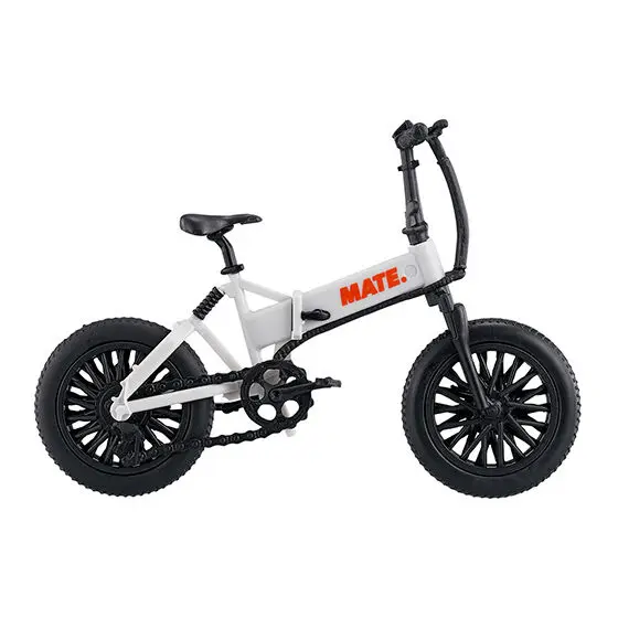 Bandai-figuras de acción modelo MATE X EVO, bicicleta eléctrica en miniatura, adorno de bicicleta simulado, bola Gashapon oficial genuina