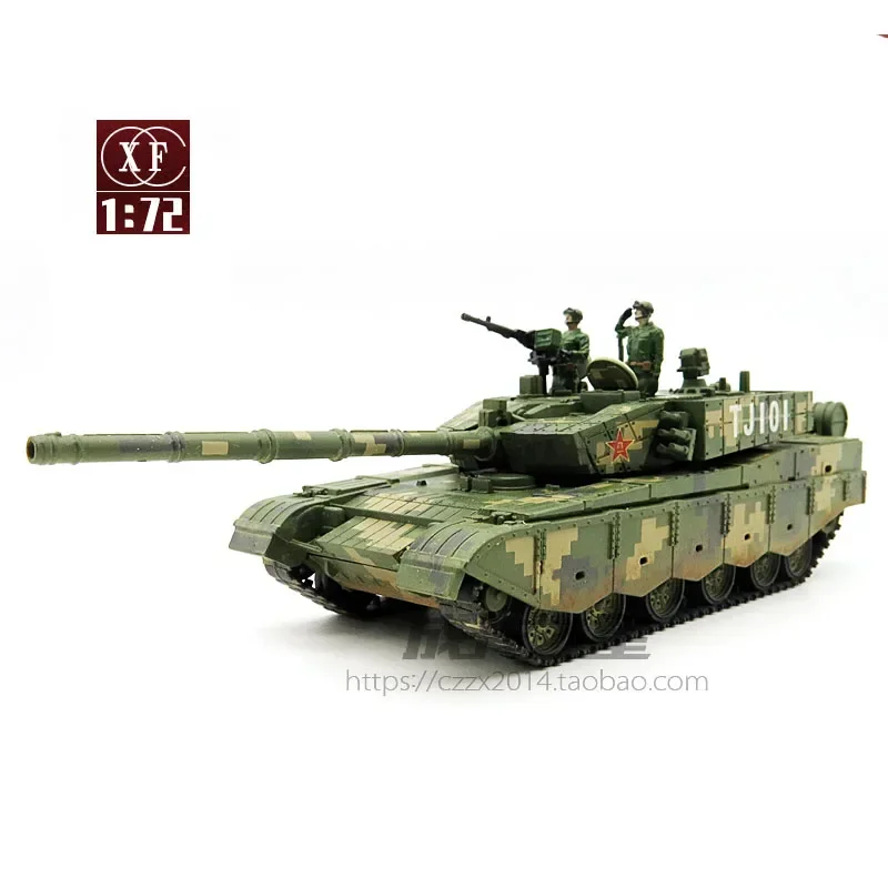 1/72 China ZTZ-99A Main Battle Tank Glue Free Quick Assemble Model Parade Tank Vehicle Military Toy Kit