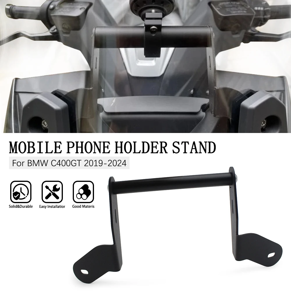 

2022 For BMW C400GT C 400 GT 400GT C400 2019-2024 Motorcycle Accessories Phone Holder Stand GPS Navigation Plate Bracket