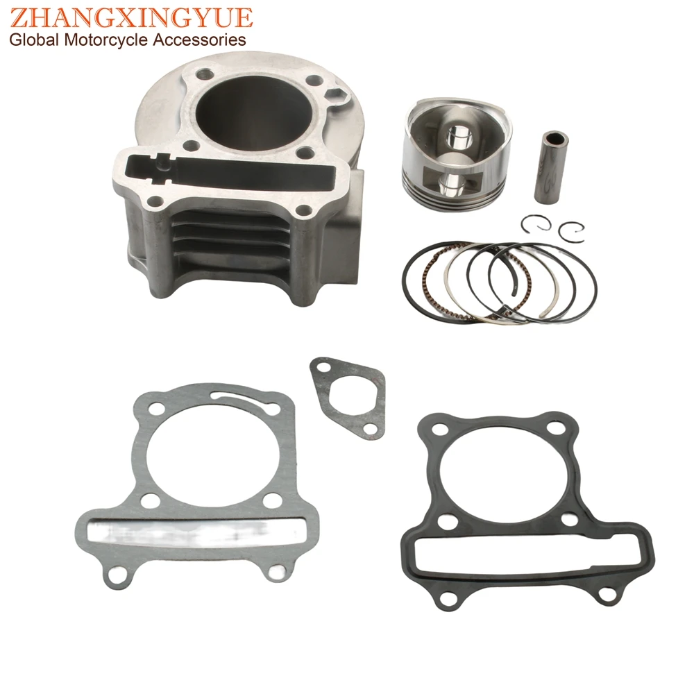 52mm 105cc Big Bore Racing Cylinder Kit & Head Assembly For Peugeot Kisbee 50 V-Clic 50cc 4T