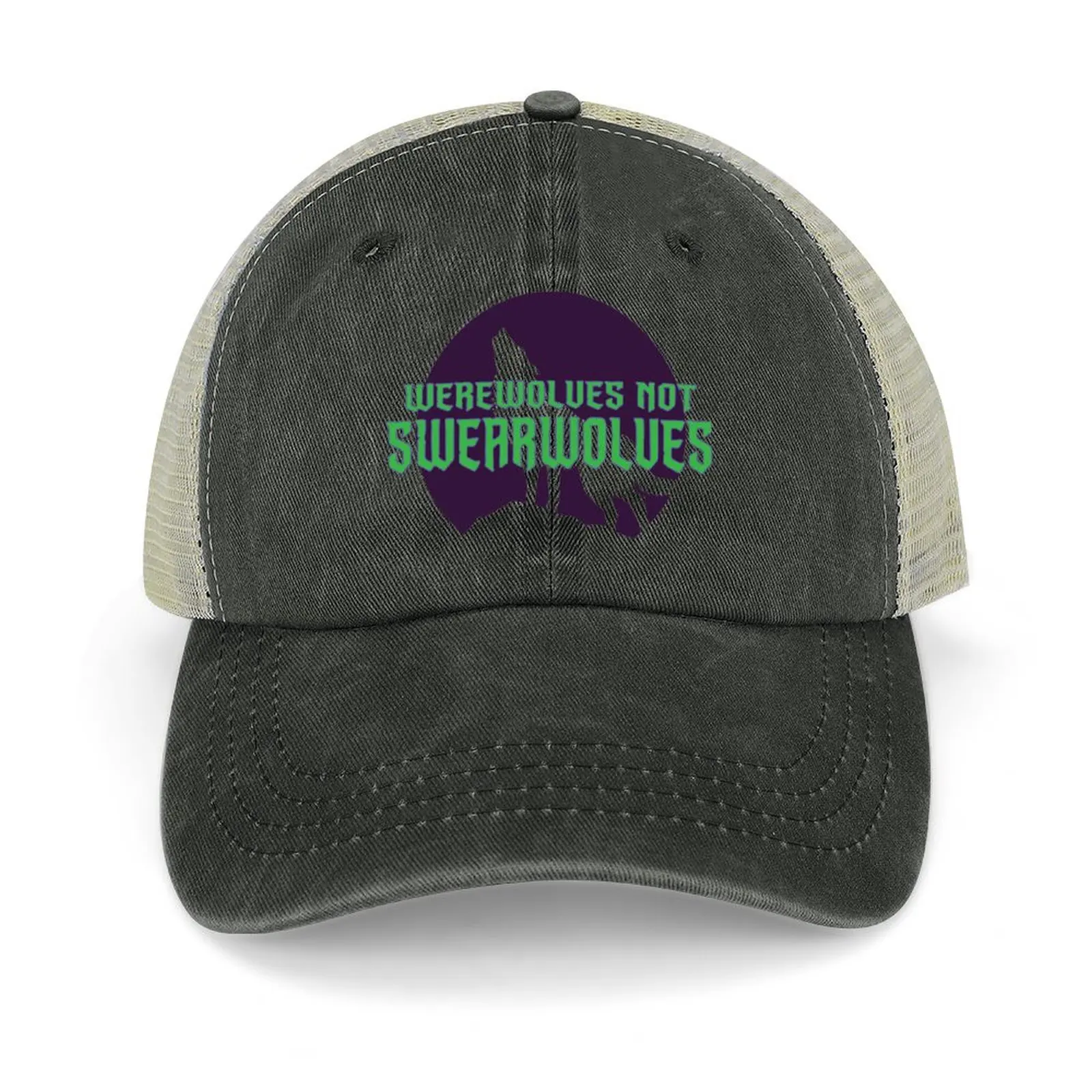

Werewolves NOT Swearwolves Baseball Cap Hood Custom Cap western Hat Elegant Women's Hats Men's