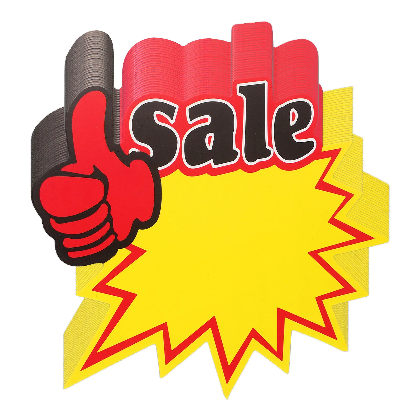 100 Etiquetas de Precio en Forma de Estrella, Etiquetas de Exhibición Amarillas en Blanco para Supermercados, Tiendas de Ropa, Venta de Garaje, Ofertas Promocionales
