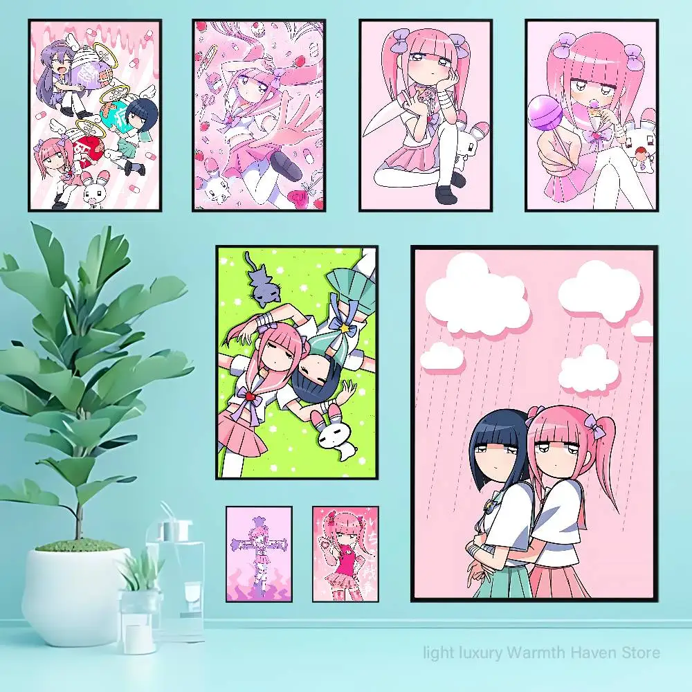 

Cute Girl M-Menhera C-Chan Poster HD Art Sticky Wall Waterproof Home Living Room Bedroom Bar Aesthetic Decoration