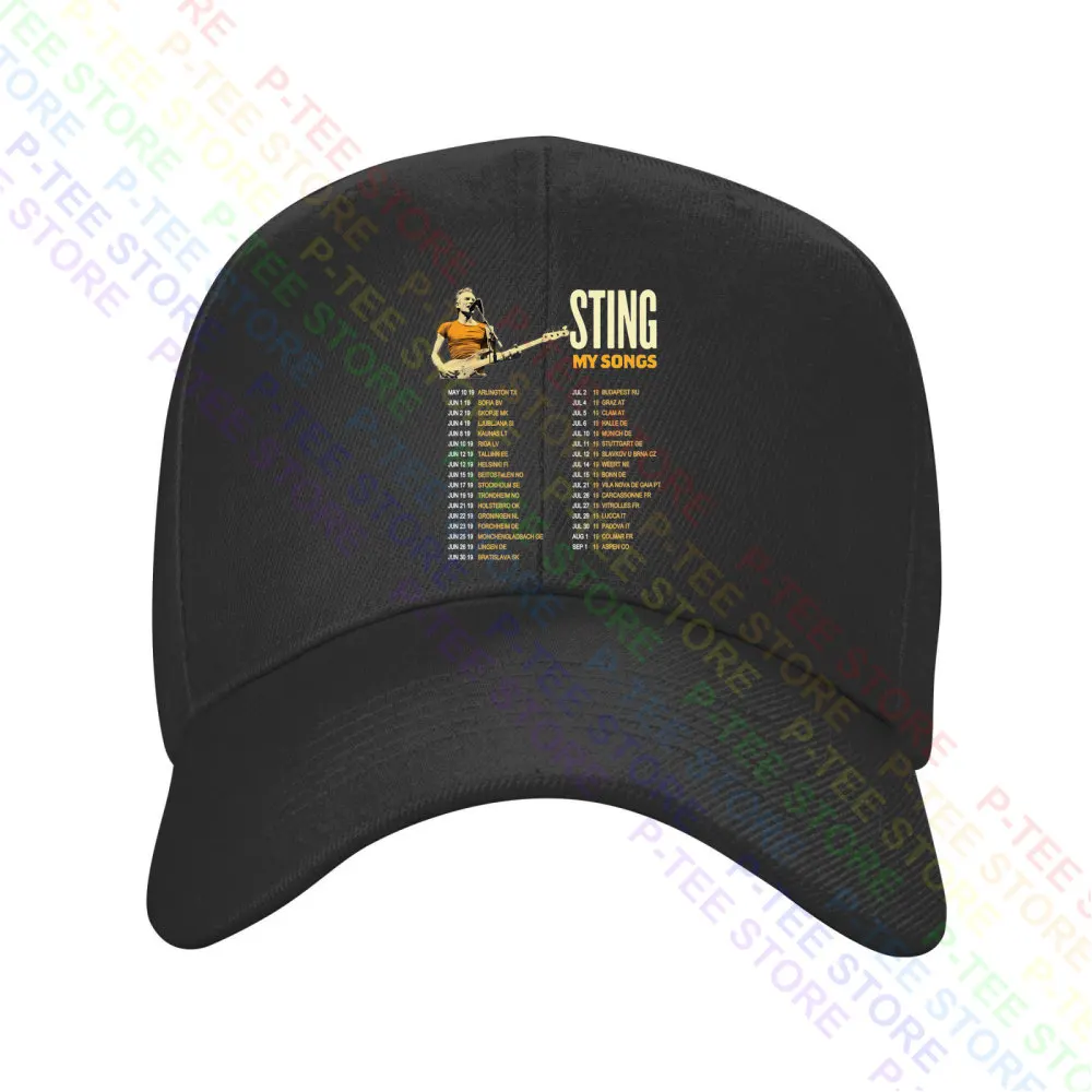 Sting My Song Tour 2019 Baseball Cap Snapback Caps Knitted Bucket Hat