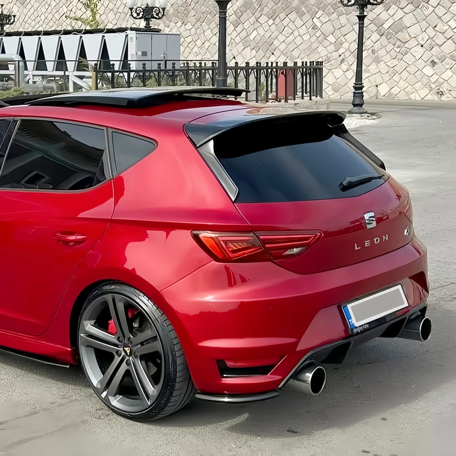 

Глянцевый черный спойлер на заднюю дверь багажника для Seat Leon MK3 S/S FR 5-дверный хэтчбек TSI TDI Standard 2012-2019, тюнинг-комплект для кузова
