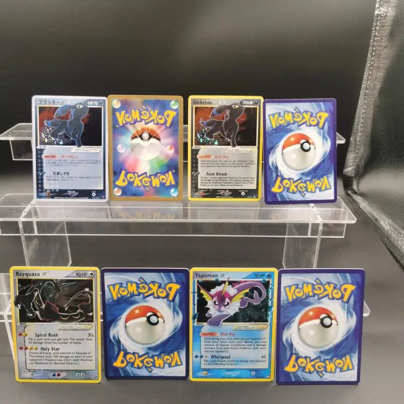 Diy ptcg mau cartão versão coleção cartões umbreon split Earth-1St edição auto feito único cartão clássico jogo anime cartas