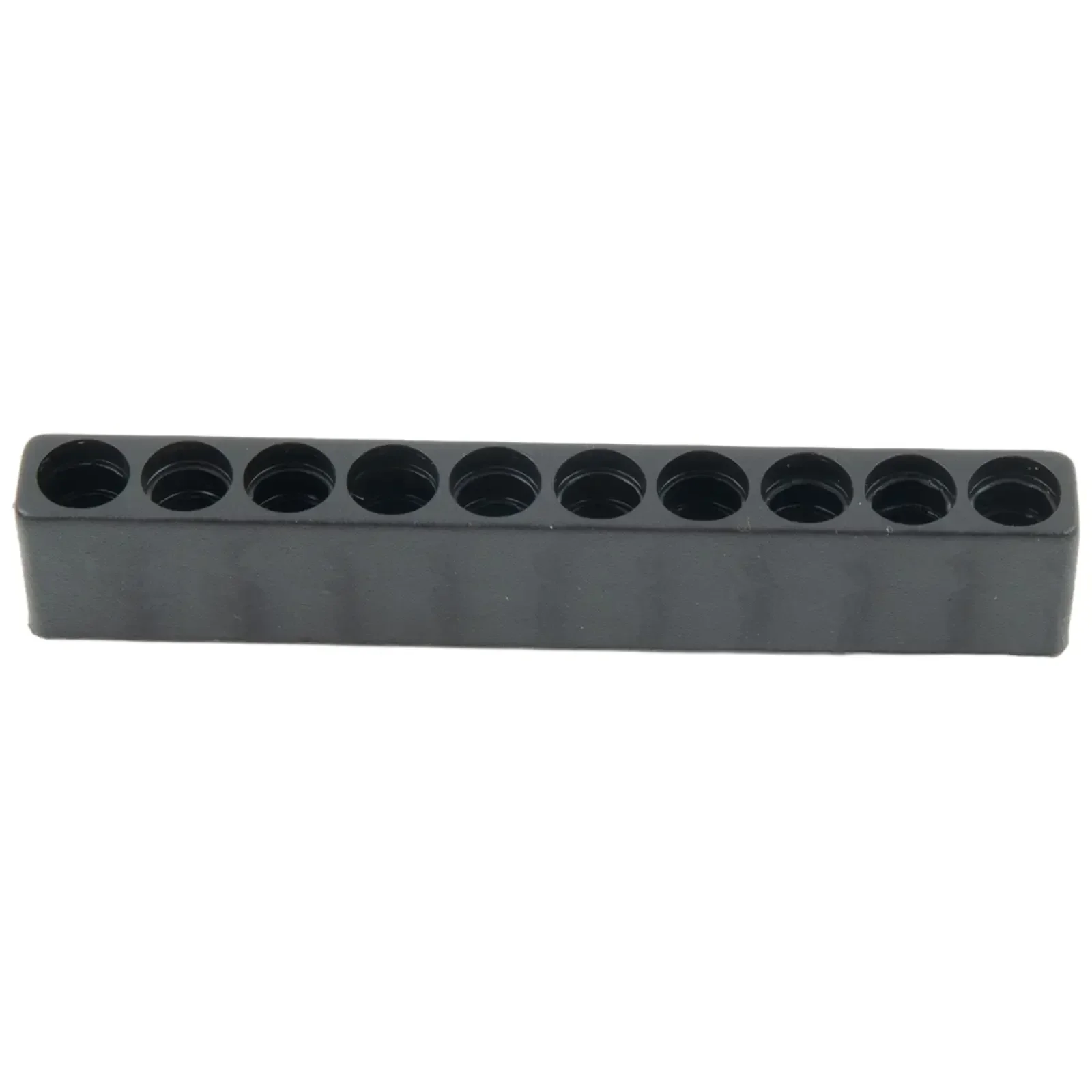 5pcs 10 Hole Bit Holder Black Plastic 1/4 Inch Hex Tool Hand Toolks Storage Tools Organizers For Screwdriver/drill Bit