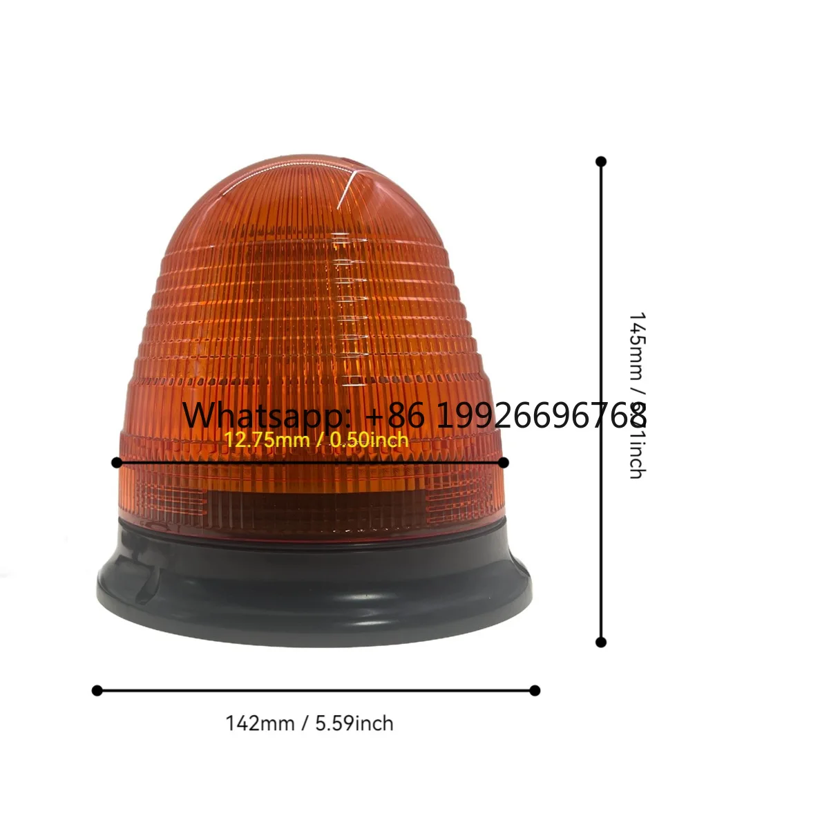 

New 6V LED Strobe Light for School Bus and Agricultural Vehicle for Engineering Cars Rotating LED Light Accessory