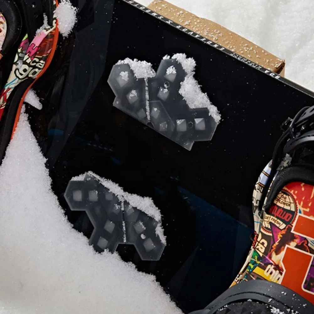 PVC Transparent AntiSlip Stickers for Skis Single Double Version Snowboard Non Slip Pads for Better Traction and Safety