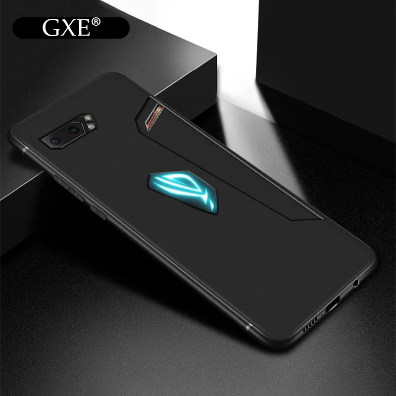 for Asus ROG Phone II ZS660KL Case Matte Soft Silicone Back Phone Cases For Asus ROG Phone II 2 Black TPU Shockproof Case