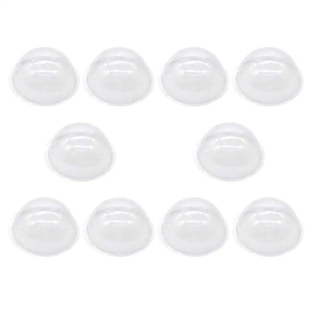 

20pcs Semicircular Micro Landscape Cover Cloche Dome Clear PVC DIY Craft Fillable Boxes Decorative Bowls Home Star Snow