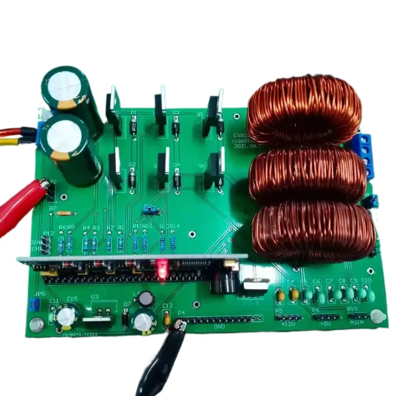 Three Phase Inverter Circuit Three Phase SPWM Inverter EGS031 Three Phase Pure Sine Wave EG8030 Test Board