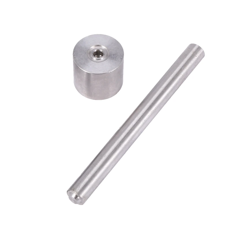 2Set Tools+200Pcs Rivets Nail Installation Tools With Silver Brass Nails