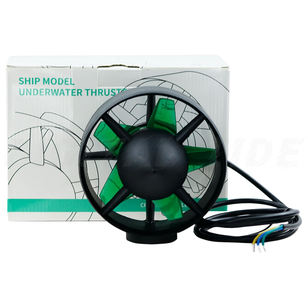 DIY 24V-48V 800W Underwater Thruster Brushless Motor 140Mm 5 Paddle Propeller 130N Propulsion For ROV Boat Parts