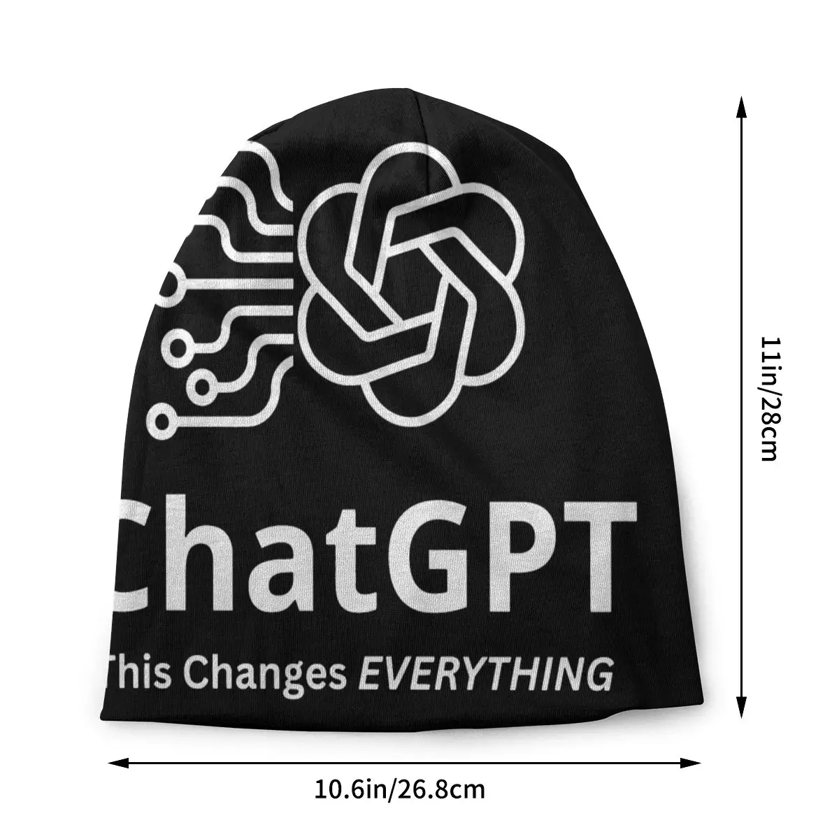 ChatGPT Skullies Beanies Caps This Changes Everything Thin Hat Autumn Spring Bonnet Hats Men Women's Street Ski Cap