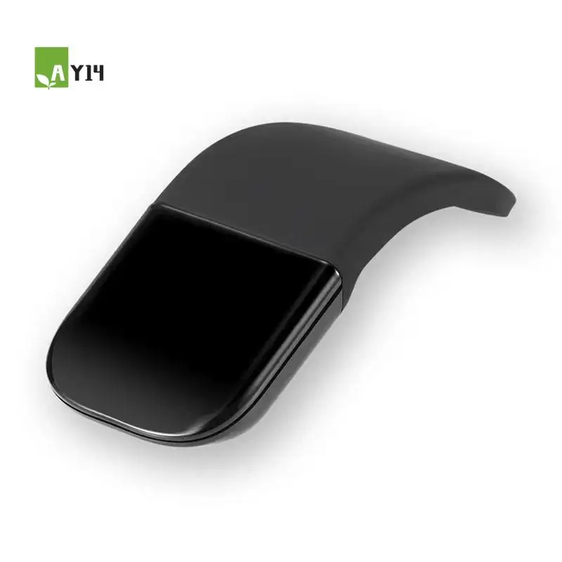 AY14 -Portable Wireless Curved Touch Mouse Foldable Ultra-Thin Silent Ergonomic Computer Mouse For PC Laptops