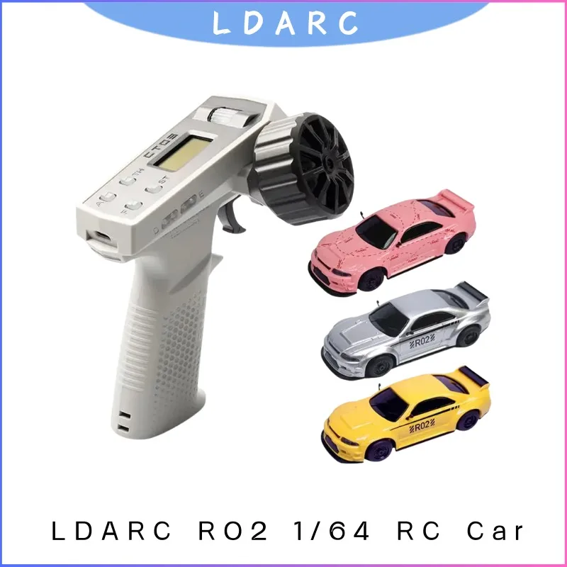 

LDARC R02 1/64 RTR RC Car, 2.4GHz Anti-Interference All-Set Mini Racing Car for Adults Kids, Off-Road Tabletop Toy Gift