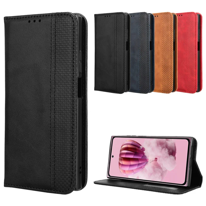 For HMD Skyline TA-1688 TA-1600 Luxury Flip PU Leather Vintage Wallet Magnetic Adsorption Cover For HMD Skyline Phone Bags