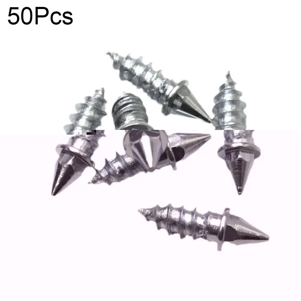 50PCS Winter Car Tires Studs Spikes Wheel Chains For Car Vehicle Truck Motorcycle Tires