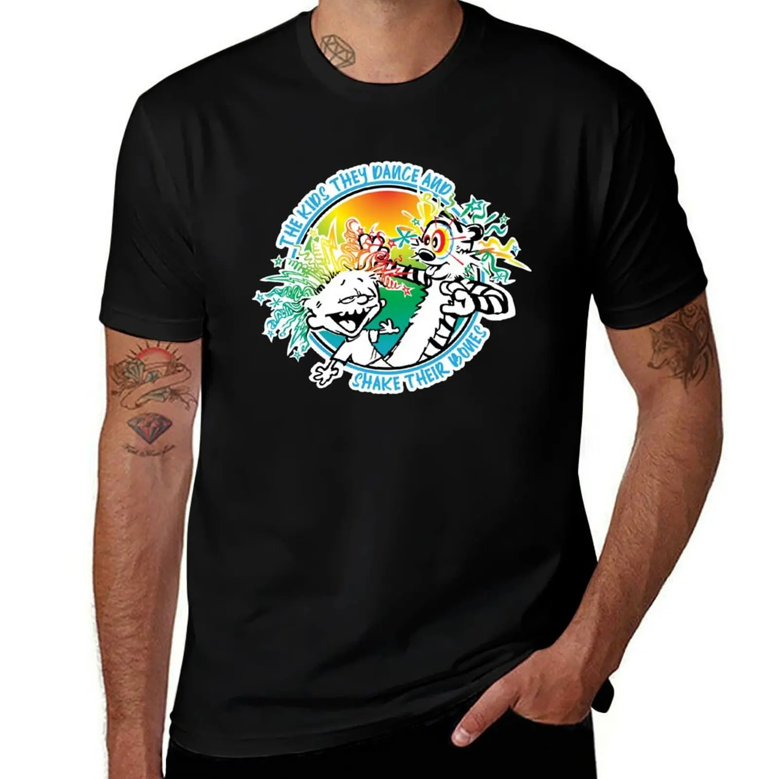 Kids they Dance and Shake their Bones T-Shirt Sun Protective Outdoor Tee Top