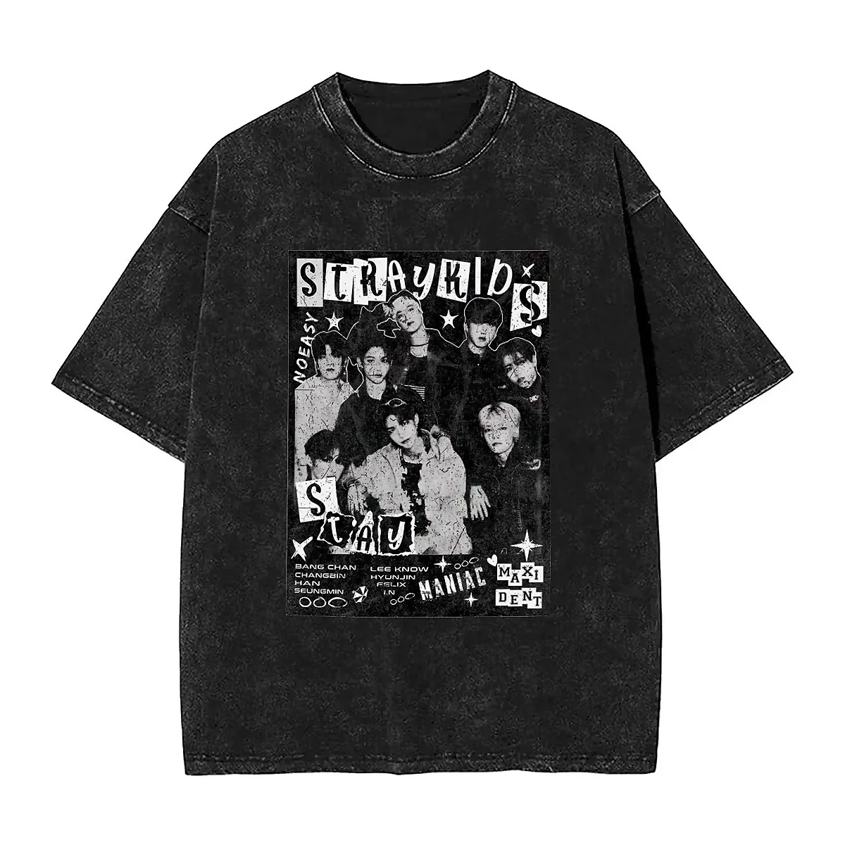 

Couple T Shirt Super Singer Washed T-Shirts Fashion Music Summer Tees Vintage Design Loose Clothing Plus Size