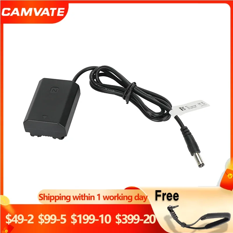 

CAMVATE 2,5 мм корпус постоянного тока для Sony фотомодели аккумуляторный кабель для FX3/ a9 II/ a9/ a7R IV/ a7R III/ a7 III/ a7c/ a7m/ a6600