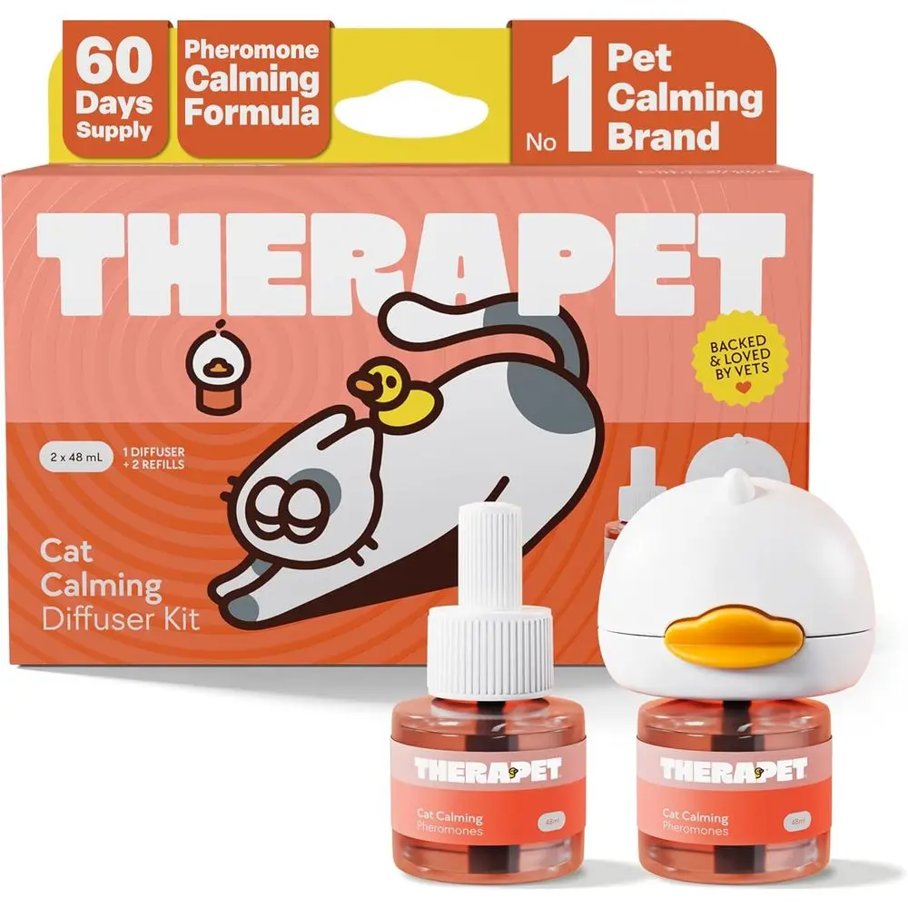 

60-Day Cat Calming Diffuser - Reduces Stress, Spraying, Fighting, Aggression, and Excessive Meowing