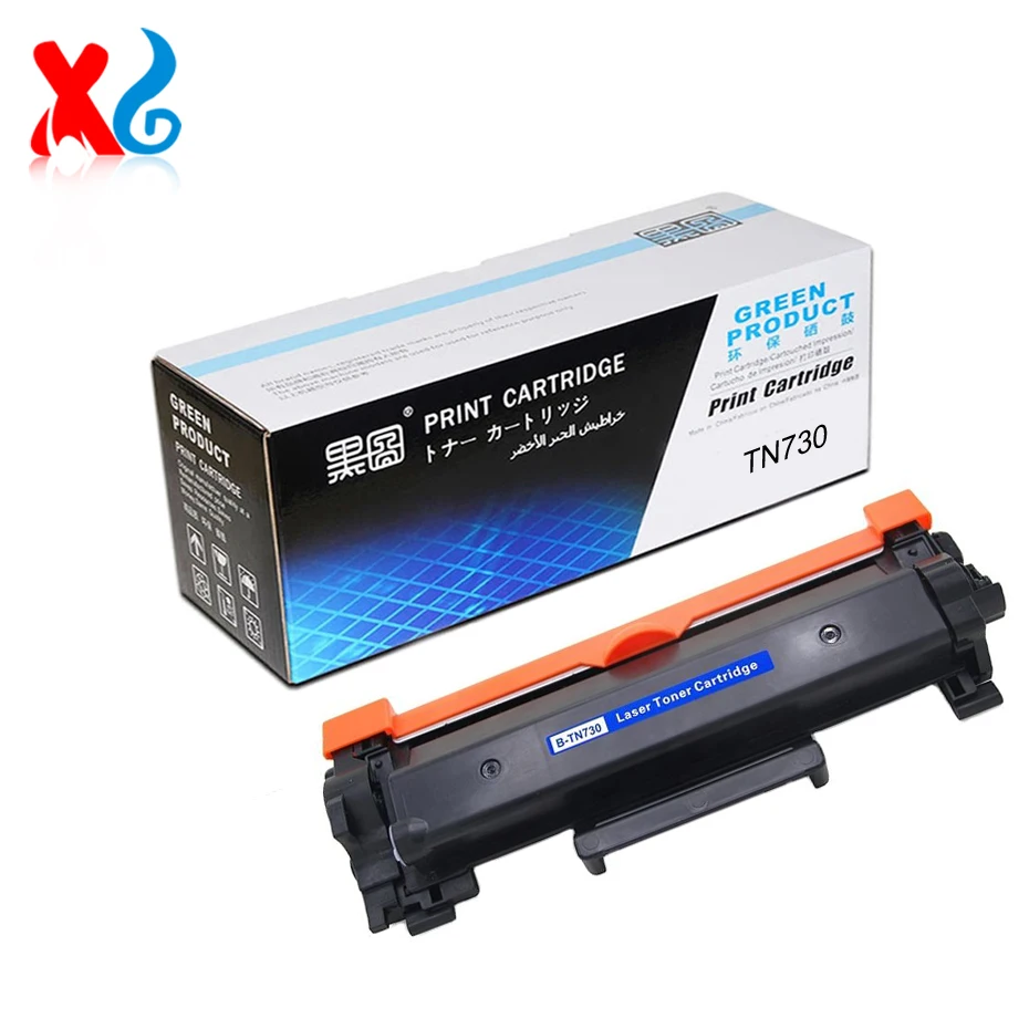 TN730 TN760 Toner Cartridge For Brother MFC-L2710DW L2750DW L2750DW XL HL-L2350DW L2390DW L2395DW BK 3K 1.2K