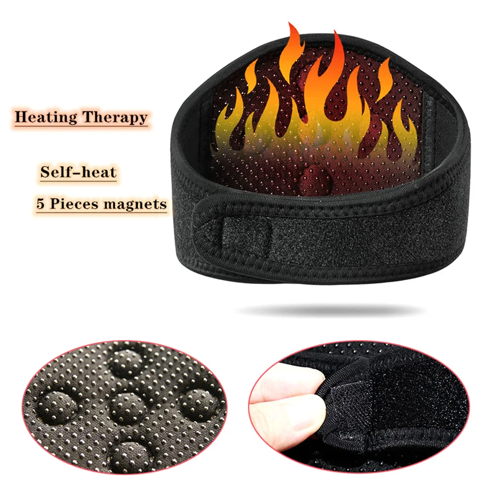 1Pcs Tourmaline Magnetic Therapy Neck Massager Self Heating Neck Support Brace Cervical Vertebra Protection Relief neck pain