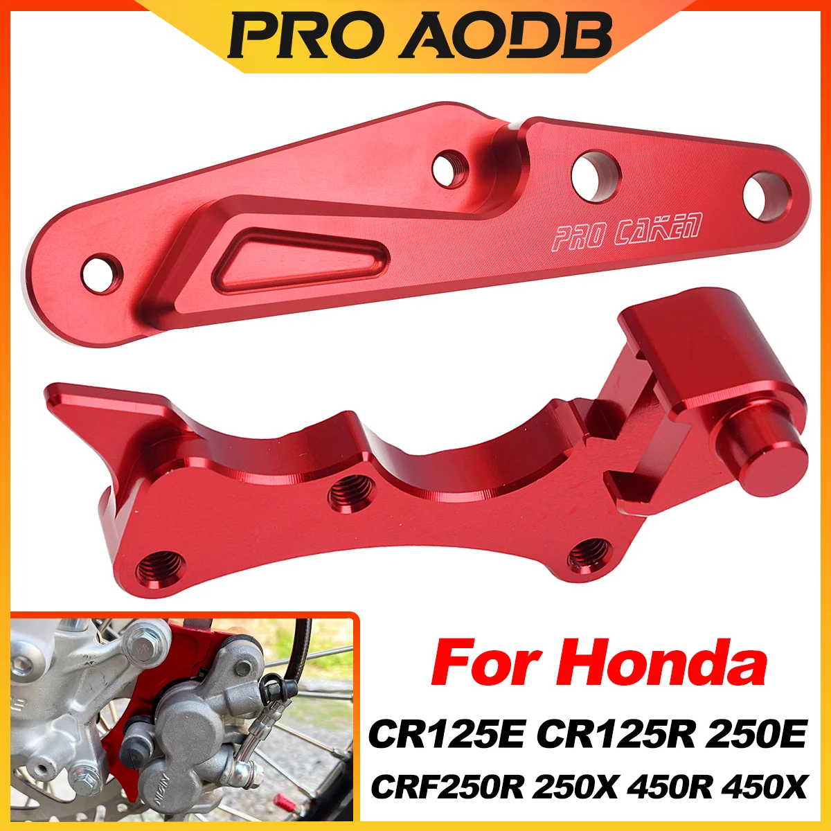 Motocross 320mm 270mm CNC Vorne Schwimmende Bremsscheibe Bremssattel Adapter Halterung Für Honda CR CRF 125 250 250R 450R 250X 450X