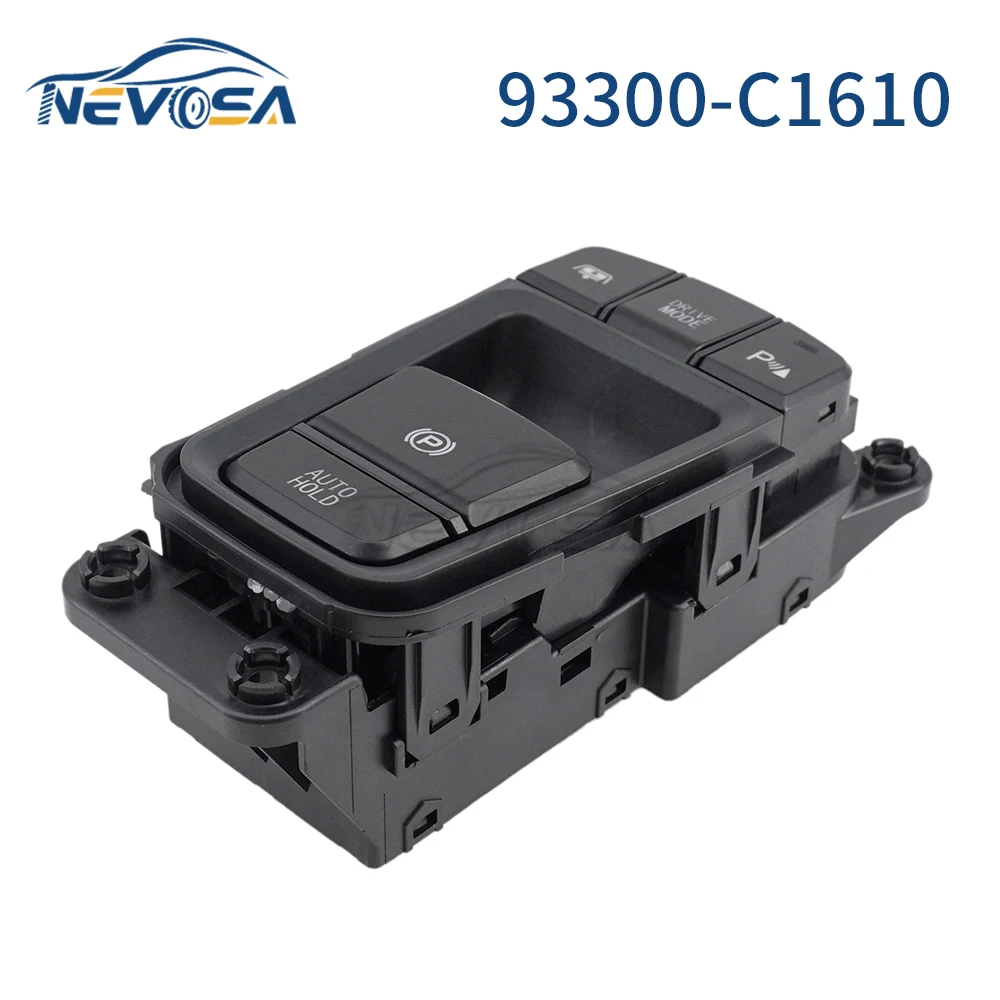 NEVOSA 93300-C1610 For Hyundai Sonata LF 2015 2016 Electronic Parking Brake Auto Hold Switch 93300C1610 93300-C16104X 24Pins