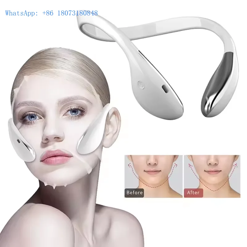 Electric EMS V Face Lifting Double Chin Reducer Lifting Facial Slimming Microcurrent Face Lifting Devices