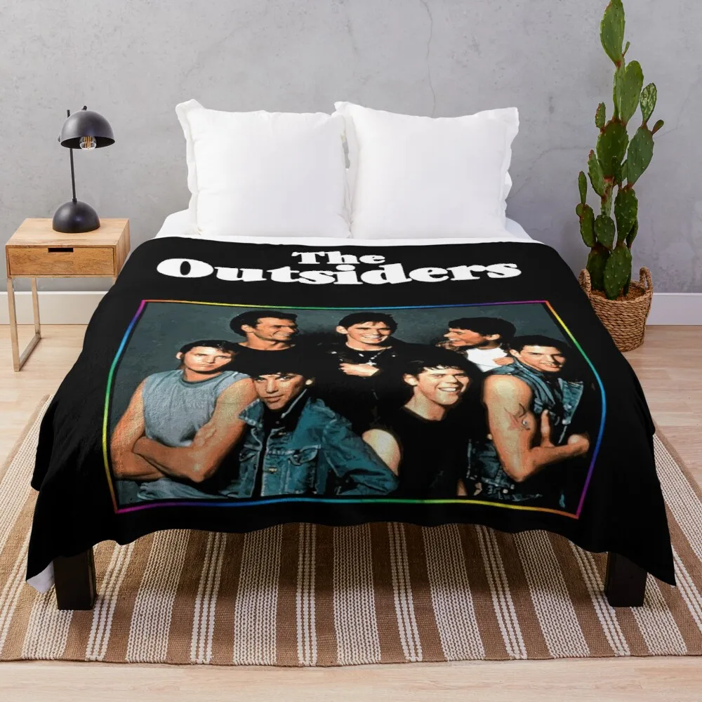 

Official Merchandise of The Outsiders Throw Blanket Hairy Blanket Camping Blanket