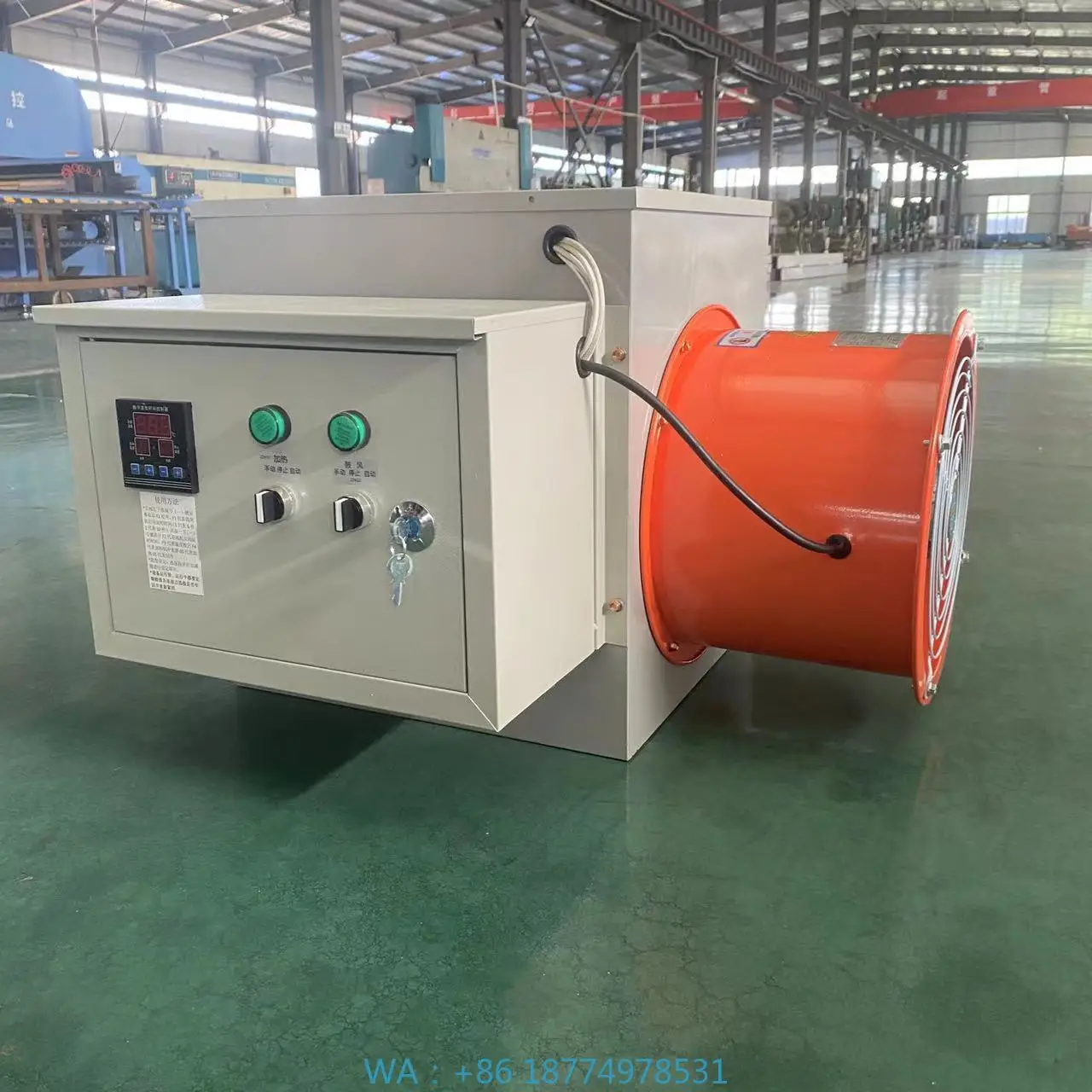 

eenhouse Industrial Heating Equipment Electrical Heater Air BlowerFM Nursery Brood Poultry Farm