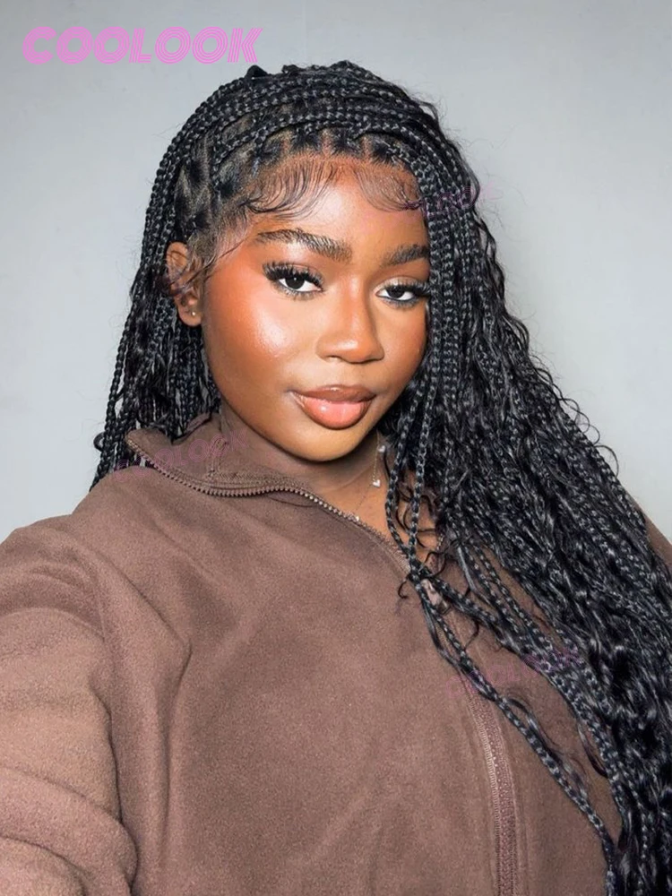 

32 "синтетические богемные плетеные парики для чернокожих женщин, кружевные передние плетения, косички для волос, дешевые