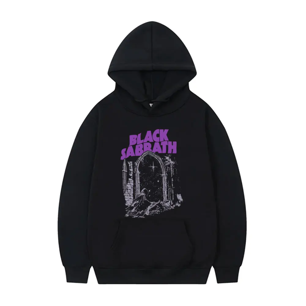 

Heavy Metal Rock Band Black Sabbath Hoodie Men Women Clothing Casual Fleece Cotton Sweatshirt Men's Oversized Pullover Hoodies