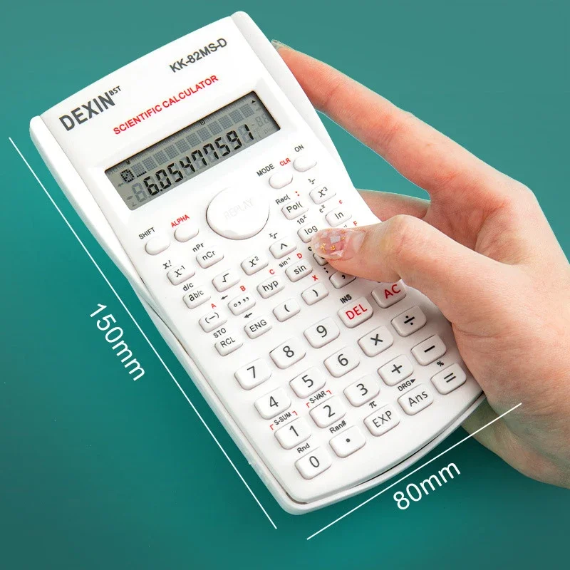 Imagem -03 - Calculadora Científica Estudante Multifuncional Calculadora Portátil Simples Papelaria Escola Material de Escritório