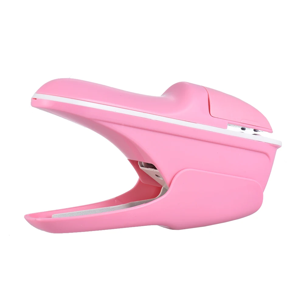 【جديد】 دباسة صغيرة آمنة بدون دبابيس خالية من الدبابيس سعة 7 أوراق لمتجر تجليد الورق التجاري #4