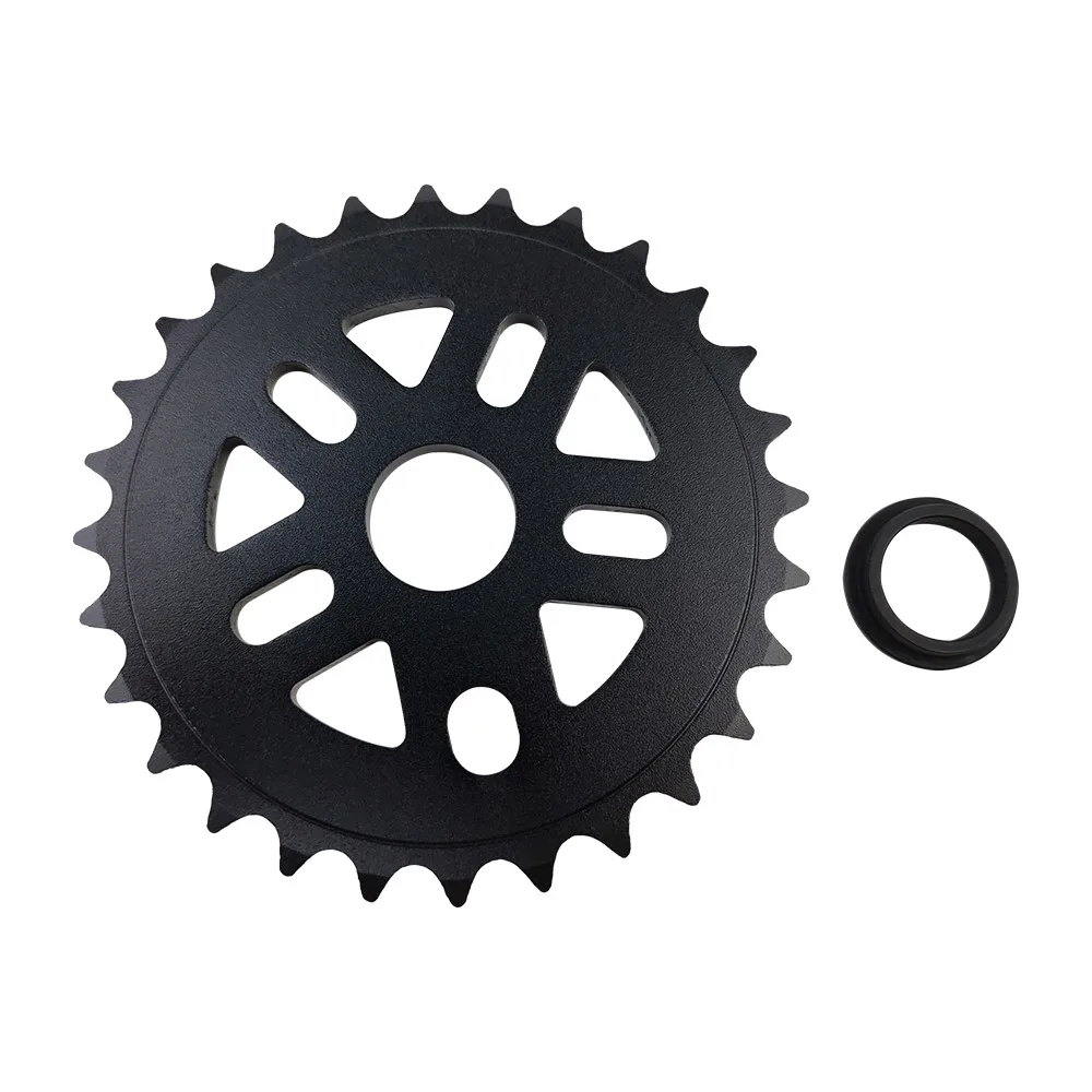 Zębatka BMX 28T aluminiowe koło łańcuchowe tarcza rowerowa 28T koło łańcuchowe ze stopu aluminium zębatka Plato 28T akcesoria BMX
